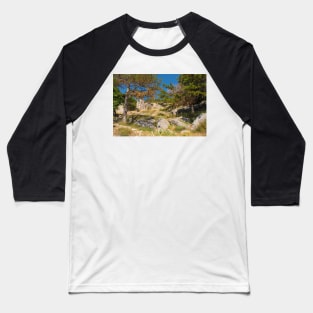 Baska Citadel Ruins, Krk Island, Croatia Baseball T-Shirt